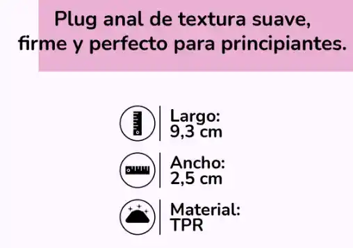 Plug Anal Mini Pleasure Princess