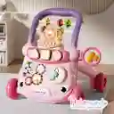 Andadera Musical Estimulante Y Didactica Azul, Rosado Y Gris