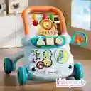 Andadera Musical Estimulante Y Didactica Azul, Rosado Y Gris