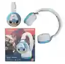 Diadema Bluetooth Kr 9900 Blanca Con Diseños Modernos
