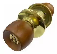 Cerradura Chapa Bola Madera
