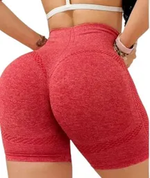 Short Deportivo Push Up Calza Corta De Mujer