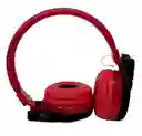 Diadema Bluetooth Kr 9900 Rojo Con Diseños Modernos