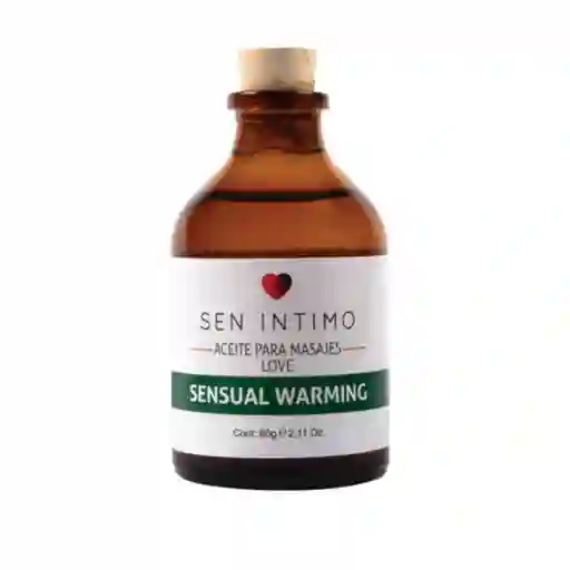 Aceite De Masajes Sensual Warming Love 60 Ml Sen Intimo