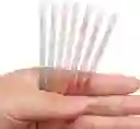 50 Aplicadores De Maquillaje Escarchados Transparente