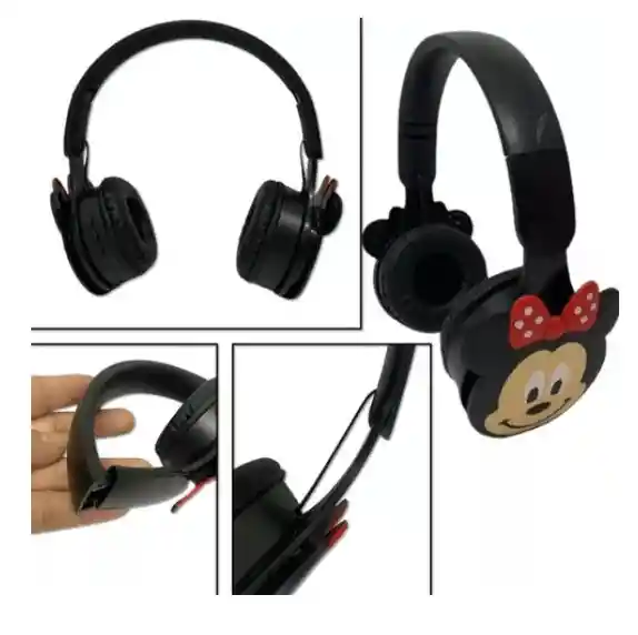 Diadema Bluetooth Minnie Mouse Tk 688m