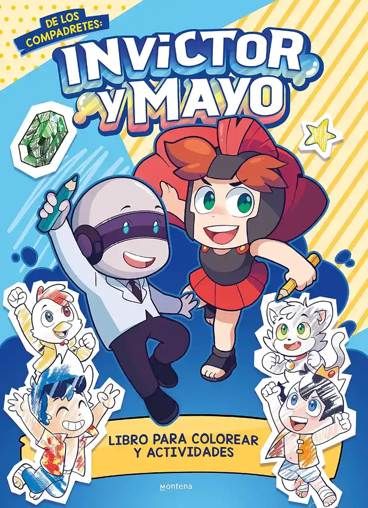 Libro Para Colorear Y Actividades Invictor Y Mayo Para Niños