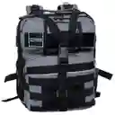 Morral Militar Sttriker Mochila Táctico 25l Maleta Gym Asalto Gris