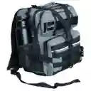 Morral Militar Sttriker Mochila Táctico 25l Maleta Gym Asalto Gris