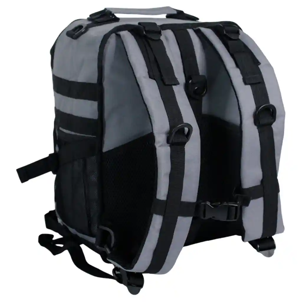 Morral Militar Sttriker Mochila Táctico 25l Maleta Gym Asalto Gris