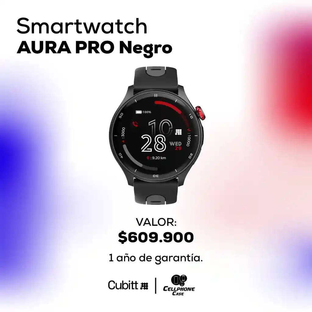 Smartwatch Aura Pro Negro