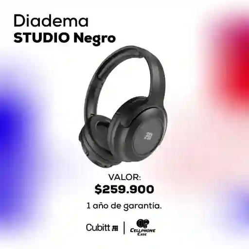 Diadema Studio Negro