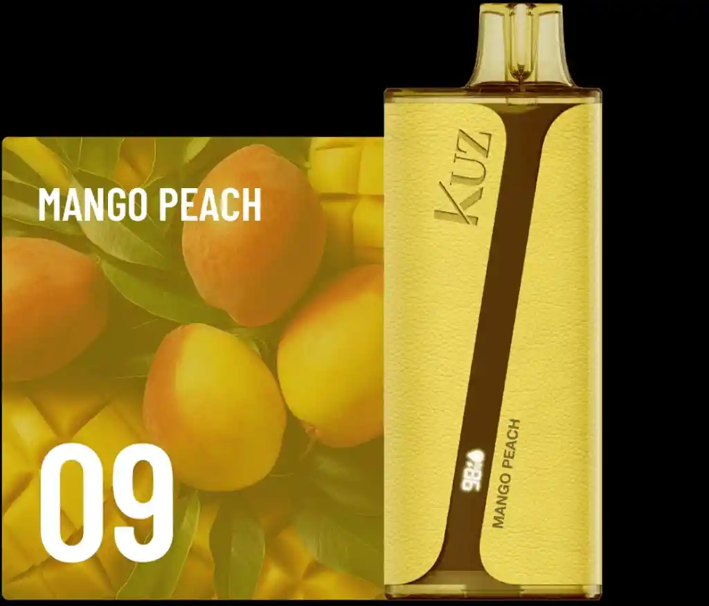 Vape Desechable Kuz X Dababy 9000 Puffs Mango Peach