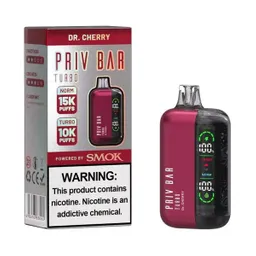 Priv Bar Turbo Raspberry Pomegranate - 15k/10k Puff - 5% Nicotina