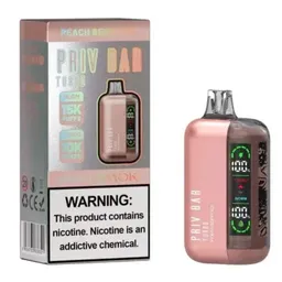 Priv Bar Turbo Peach Berry Ice - 15k/10k Puff - 5% Nicotina