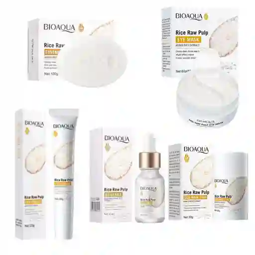 Kit Facial Arroz Bioaqua X5