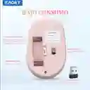 Ratón Inalámbrico Eaget 2.4g, Ratón Clásico Rosa, Portátil, Ratón Silencioso, Conector Usb Para Pc/portátil/ipad, Sensación Sedosa, Diseño Ergonómico. Oficina En Casa, Ligero Y Duradero