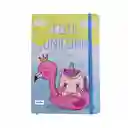 Cuaderno Agenda Escolar Diseño Unicornio Kawaii