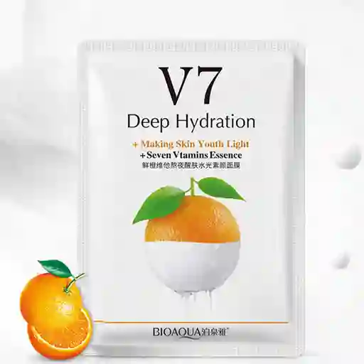 Velo Facial Naranja V7 Bioaqua