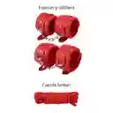 Kit Bdsm Bondage Capri Rojo