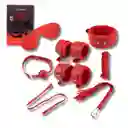 Kit Bdsm Bondage Capri Rojo