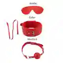 Kit Bdsm Bondage Capri Rojo