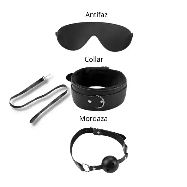Kit Bondage Bdsm Capri Negro