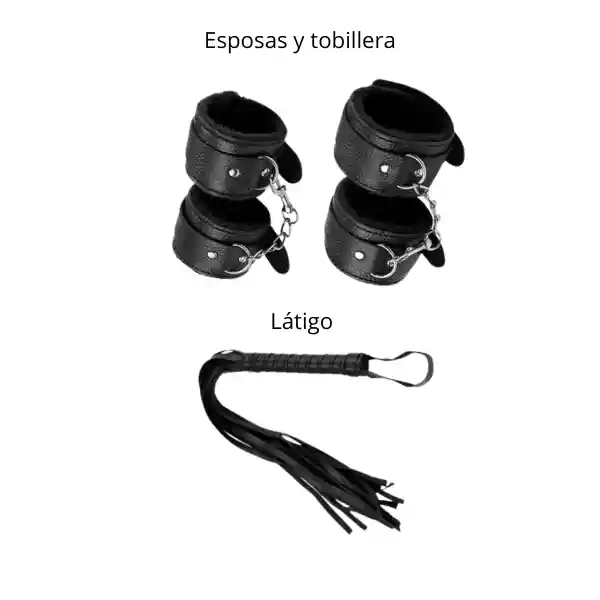 Kit Bondage Bdsm Capri Negro