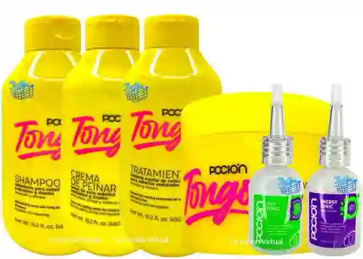Kit Rizos Largos Y Abundantes +crecimiento -caída Tongole La Pocion