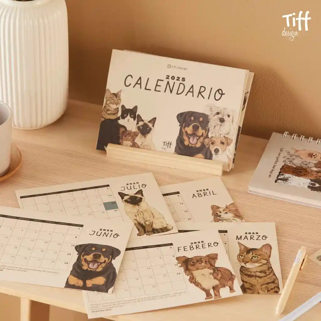 Calendario Base De Madera