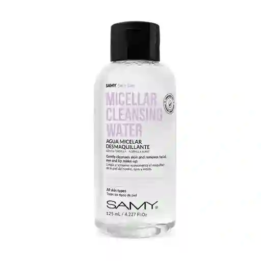 Agua Micelar Desmaquillante Samy Dermatológicamente Comprobada X 125 Ml