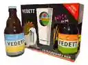 Duo Pack Cerveza Vedett 330ml Con Vaso