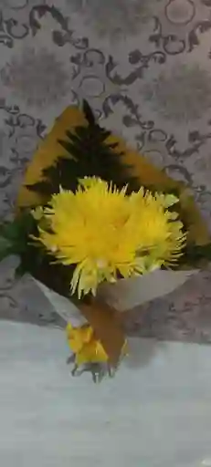Flores Amarillas - Bouquet De Crisantemos Amarillos