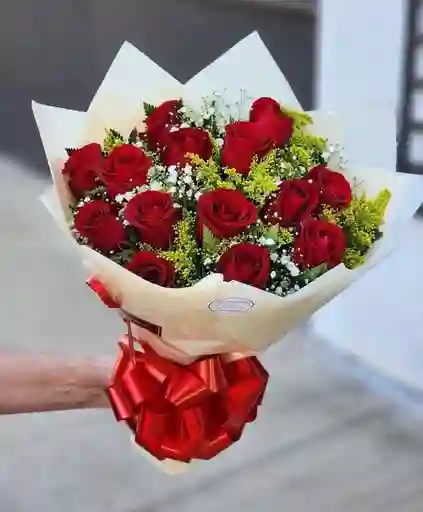 Flores Rosas Rojas - Bouquet Amor