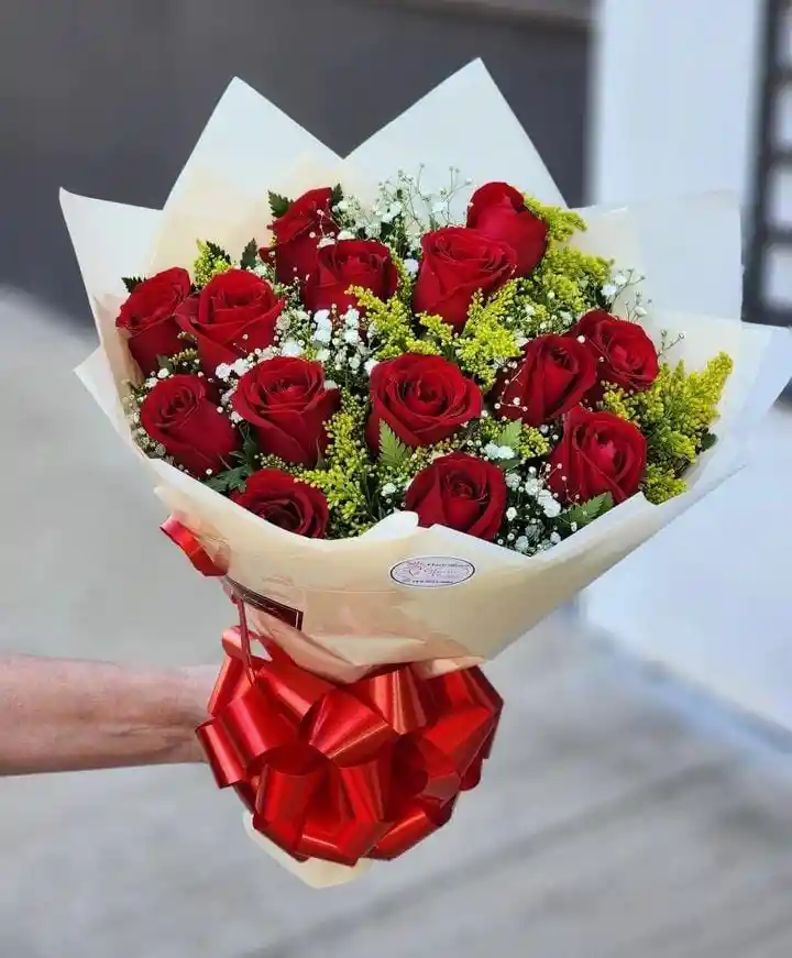 Flores Rosas Rojas - Bouquet Amor