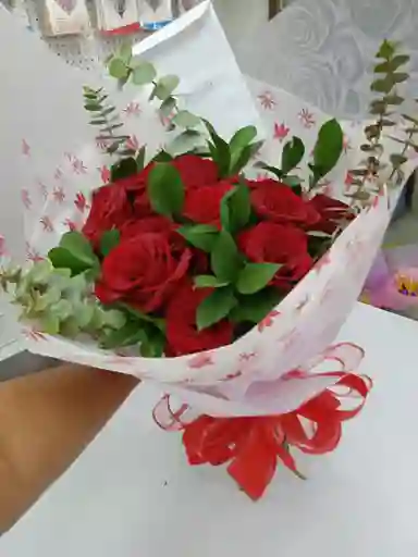 Rosas Rojas - Bouquet Romance 12 Rosas