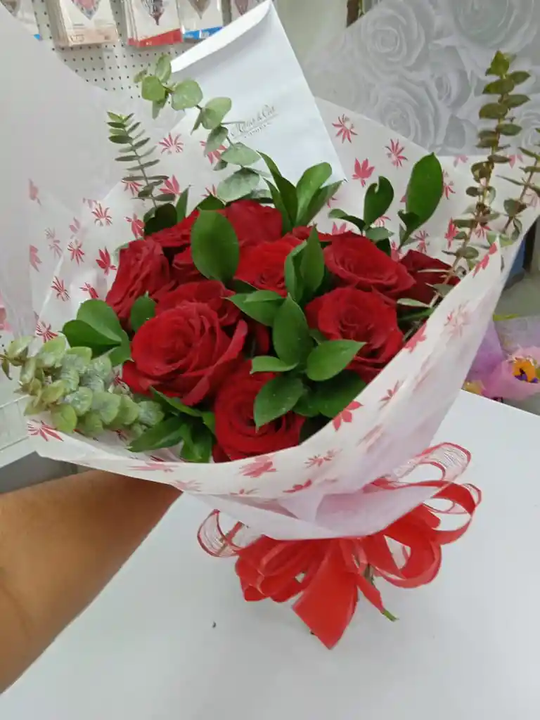 Rosas Rojas - Bouquet Romance 12 Rosas