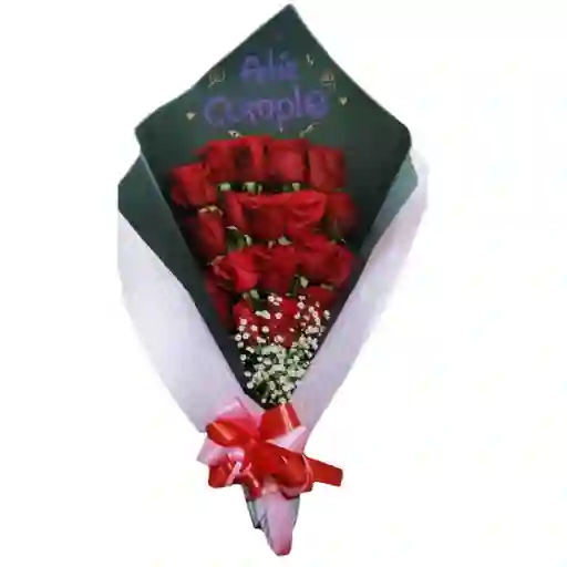 Rosas Rojas - Bouquet Elegance 18 Rosas Rojas