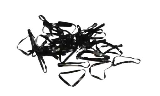 Paquete De Cauchos O Bandas Para El Cabello Grande - Negro