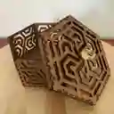 Caja De Madera Hexagonal 3