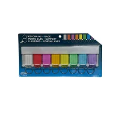 Organizador Identificador De Llaves + Llaveros Multicolor 1a