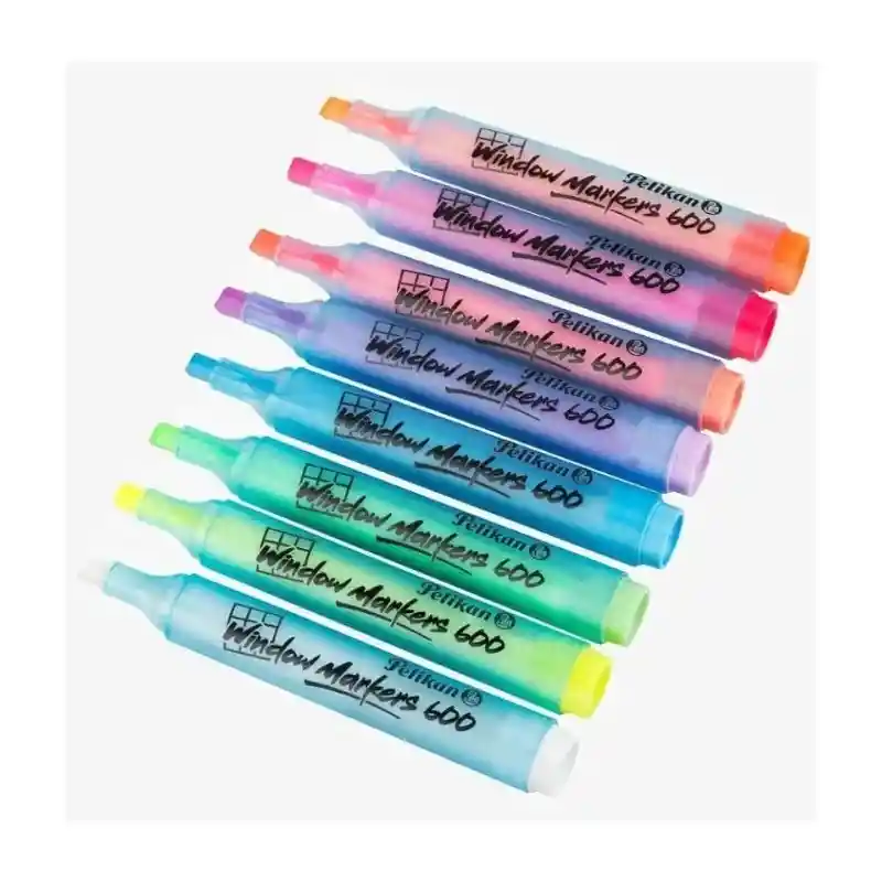 Marcador Pelikan Window Markers 600 Ideales Para Vidrio X8