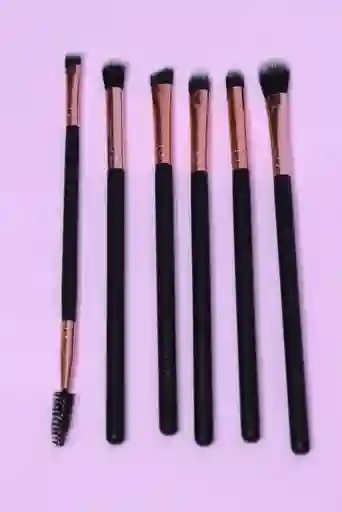 Set De Brochas Para Ojos Mantra X6 Mantra
