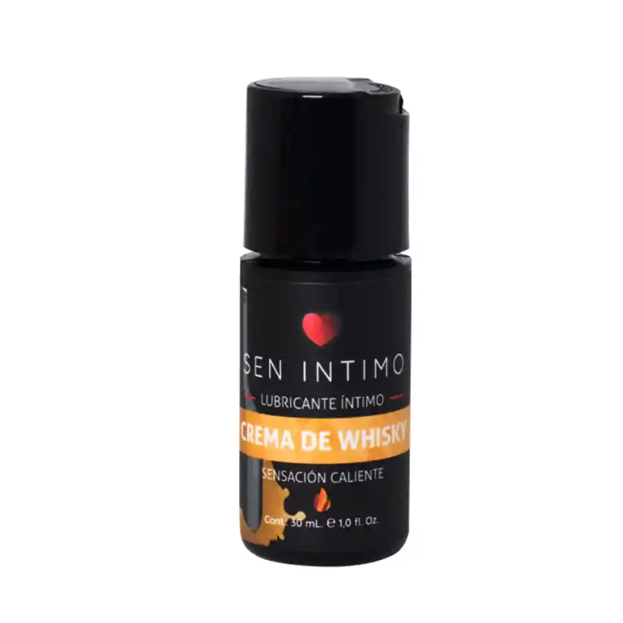 Lubricante Caliente Crema De Whisky 30 Ml Sen Intimo