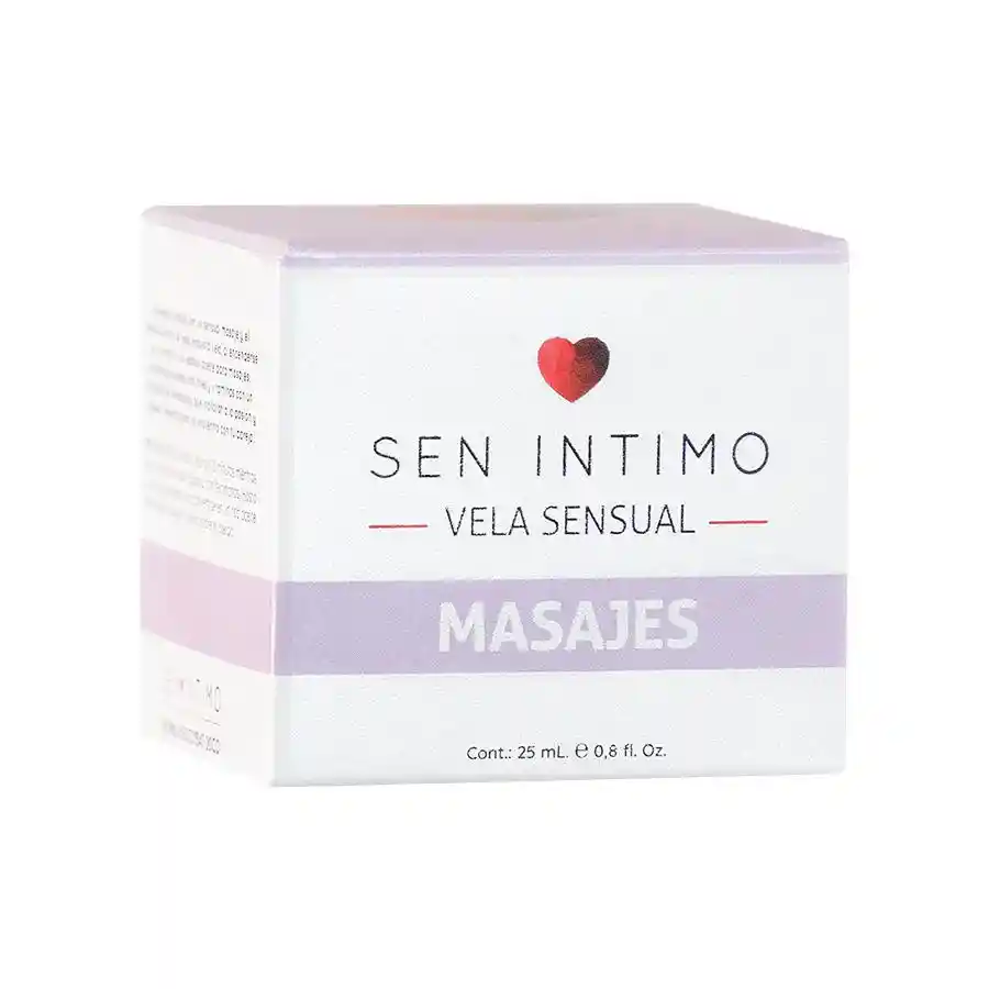 Vela De Masajes Sensual 25 Ml Sen Intimo