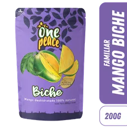 One Peace Mango Biche Natural Deshidratado y sin Azúcar