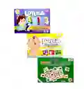 3 Loterias Bilingües Números Abecedario Frutas Niños Juegos