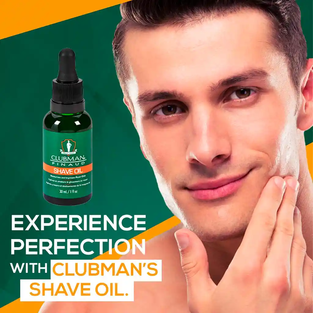 Aceite Afeitado Clubman Shave Oil Barba Piel Suave Hidrata