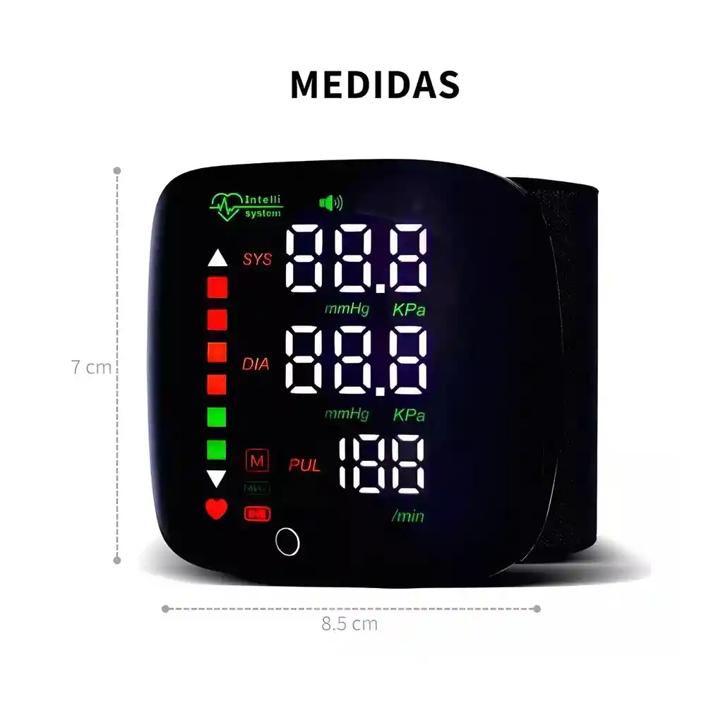 Tensiómetro Digital De Muñeca Con Estuche Y Memoria