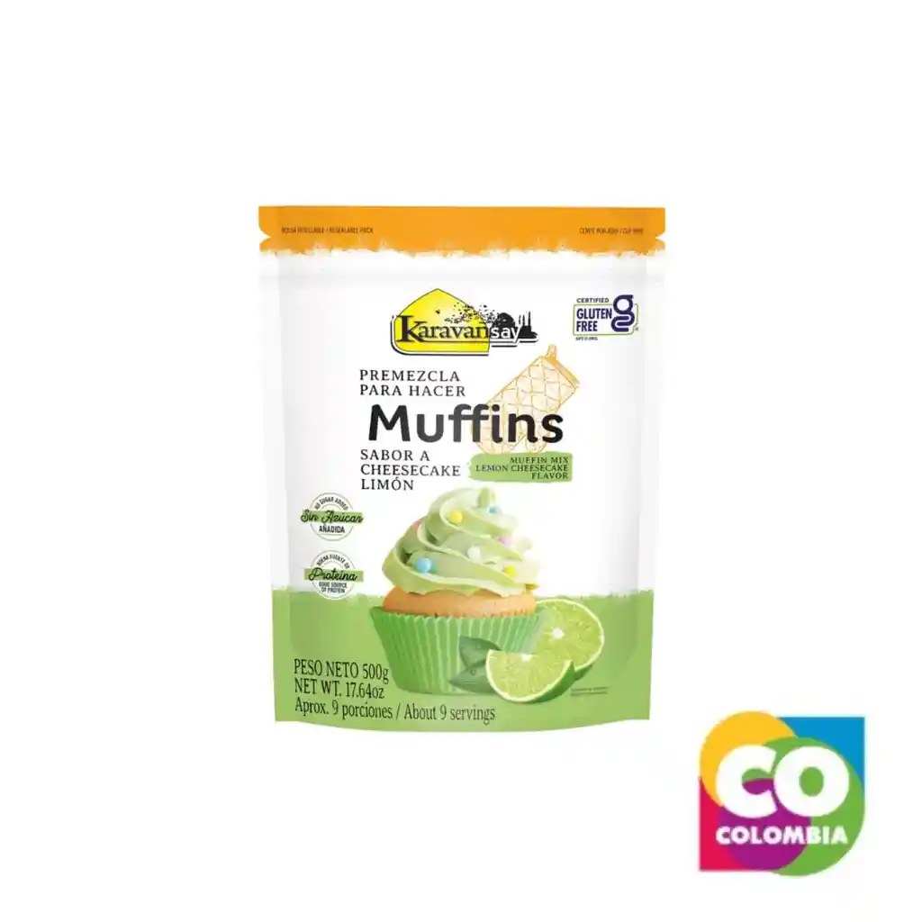 Premezcla Para Hacer Muffins Sabor A Limon Doy Pack500g